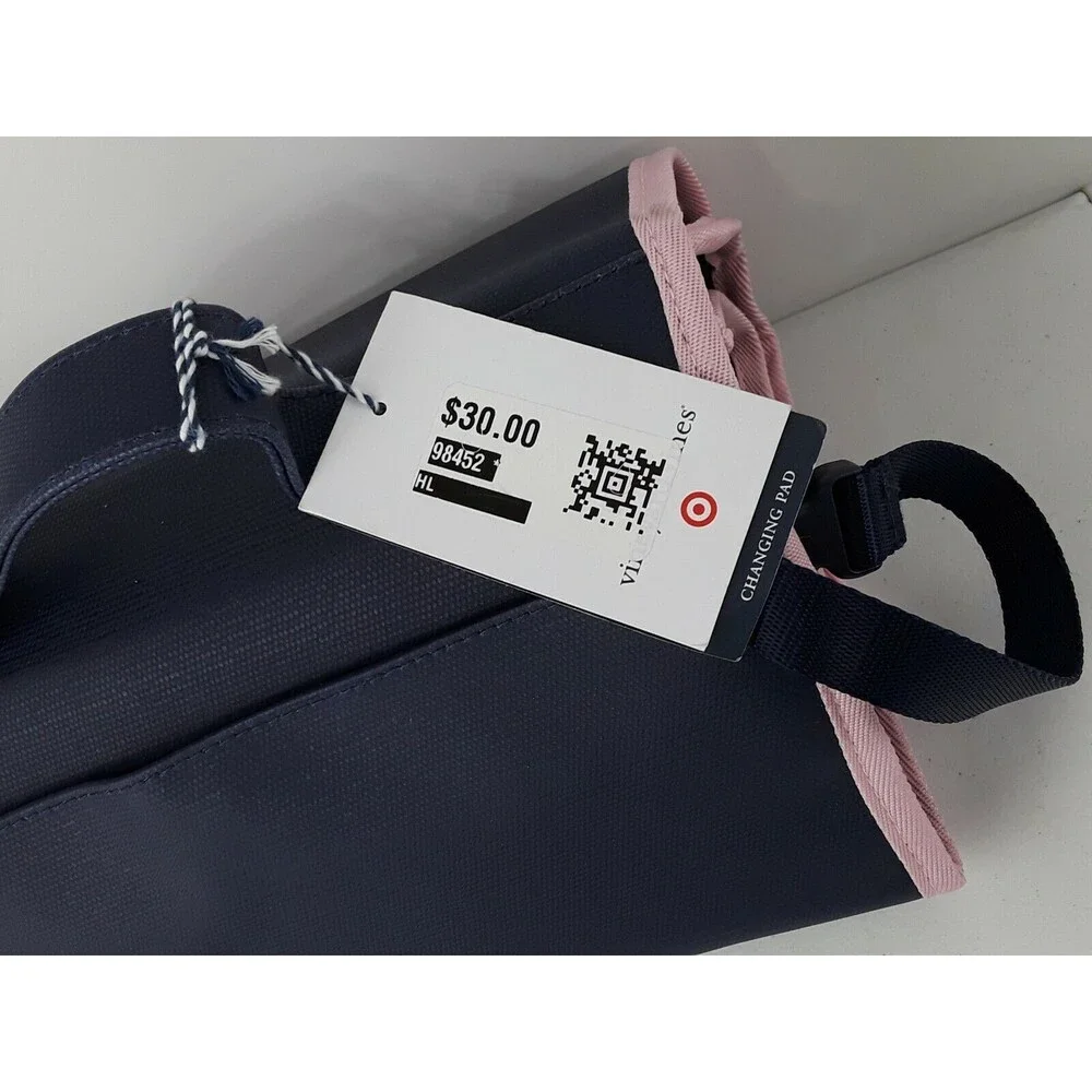 Vineyard Vines Whale baby changing pad Pack Pink Navyblue New $30.00 NWT